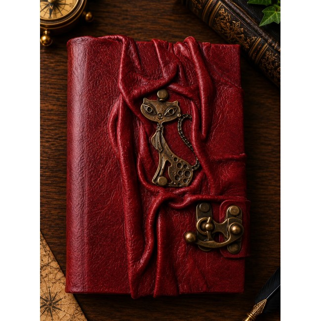 10cm x 16cm  middle leather notebook -2